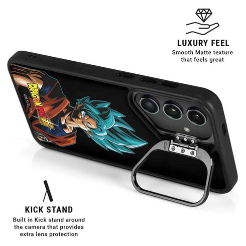 Dragon Ball Super Goku Galaxy S25 Plus Kickstand Case
