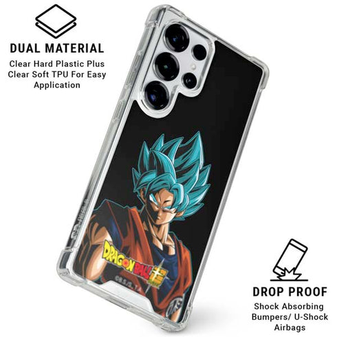 Dragon Ball Super Goku Galaxy S26 Ultra Clear Case