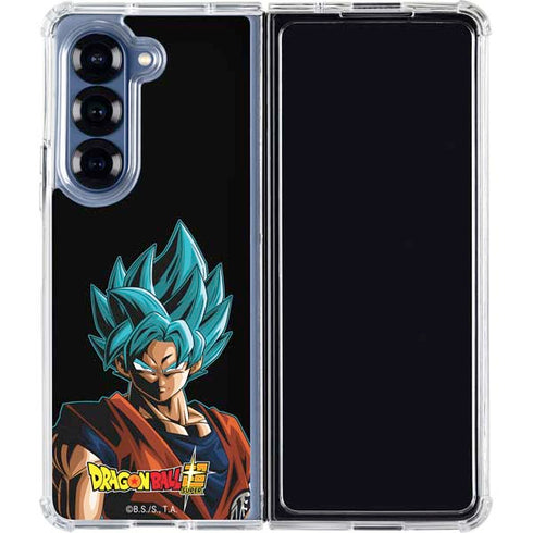 Dragon Ball Super Goku Galaxy Z Fold7 Clear Case