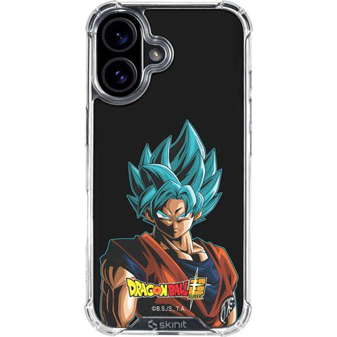 Dragon Ball Super Goku iPhone 16 Plus Clear Case