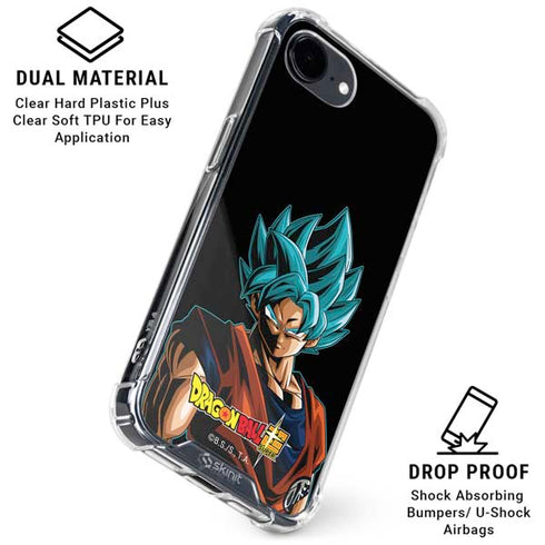 Dragon Ball Super Goku iPhone 16e Clear Case