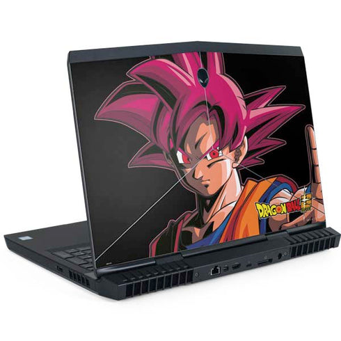 Dragon Ball Super Goku Portrait Super Sayan 4 Dell Alienware Skin