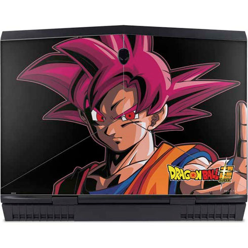 Dragon Ball Super Goku Portrait Super Sayan 4 Dell Alienware Skin