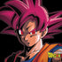 Dragon Ball Super Goku Portrait Super Sayan 4 Dell Alienware Skin