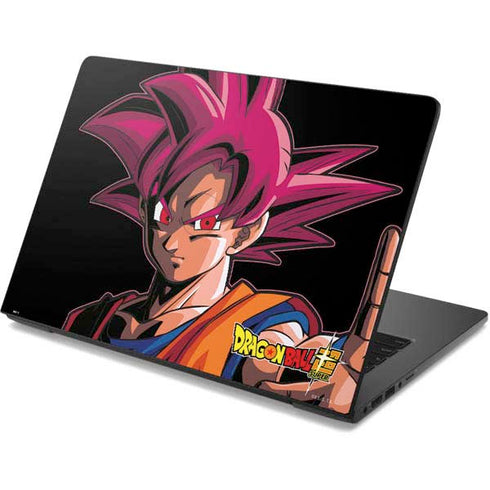 Dragon Ball Super Goku Portrait Super Sayan 4 Dell Chromebook Skin