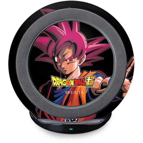 Dragon Ball Super Goku Portrait Super Sayan 4 Fast Charge Wireless Charging Stand Skin