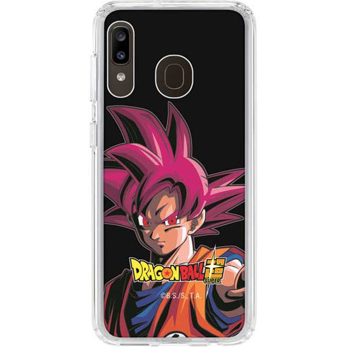 Dragon Ball Super Goku Portrait Super Sayan 4 Galaxy A20 Clear Case