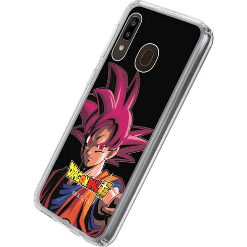 Dragon Ball Super Goku Portrait Super Sayan 4 Galaxy A20 Clear Case