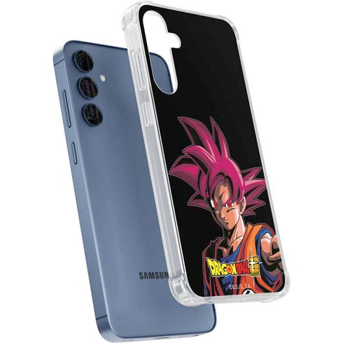 Dragon Ball Super Goku Portrait Super Sayan 4 Galaxy A55 5G Clear Case