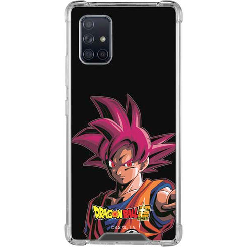 Dragon Ball Super Goku Portrait Super Sayan 4 Galaxy A71 5G Clear Case