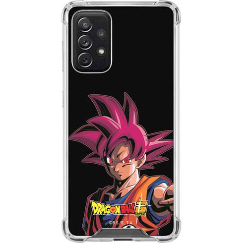 Dragon Ball Super Goku Portrait Super Sayan 4 Galaxy A72 5G Clear Case