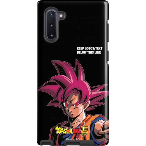 Dragon Ball Super Goku Portrait Super Sayan 4 Galaxy Cases