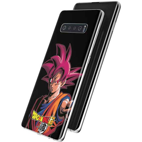 Dragon Ball Super Goku Portrait Super Sayan 4 Galaxy S10 Skin