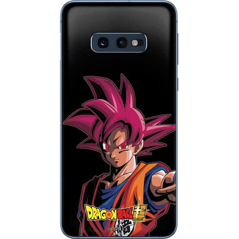 Dragon Ball Super Goku Portrait Super Sayan 4 Galaxy S10e Skin