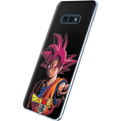 Dragon Ball Super Goku Portrait Super Sayan 4 Galaxy S10e Skin
