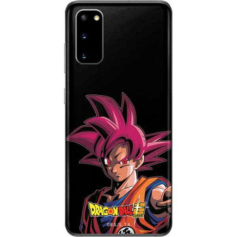 Dragon Ball Super Goku Portrait Super Sayan 4 Galaxy S20 Skin