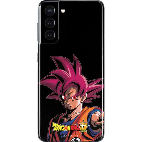 Dragon Ball Super Goku Portrait Super Sayan 4 Galaxy S21 5G Skin