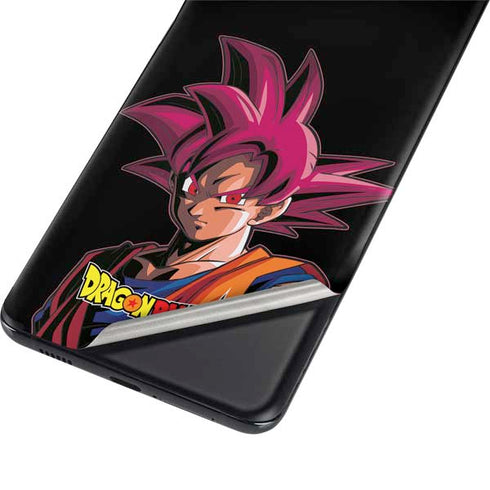 Dragon Ball Super Goku Portrait Super Sayan 4 Galaxy S21 5G Skin