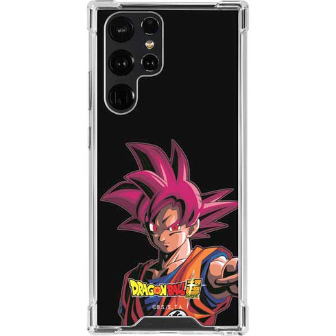 Dragon Ball Super Goku Portrait Super Sayan 4 Galaxy S22 Ultra Clear Case