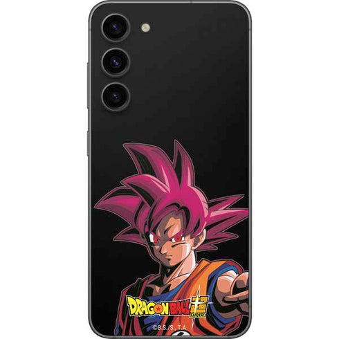 Dragon Ball Super Goku Portrait Super Sayan 4 Galaxy S23 Plus Skin