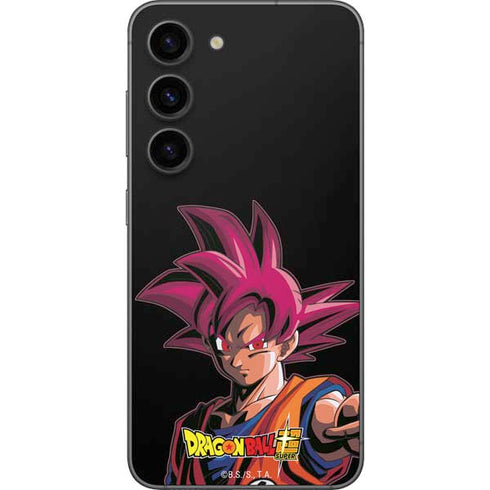 Dragon Ball Super Goku Portrait Super Sayan 4 Galaxy S23 Skin