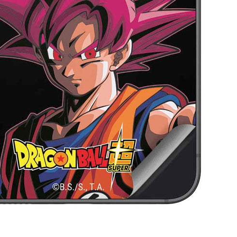 Dragon Ball Super Goku Portrait Super Sayan 4 Galaxy S25 Plus Skin