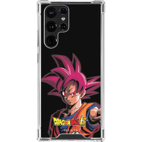 Dragon Ball Super Goku Portrait Super Sayan 4 Galaxy S24 Ultra Clear Case