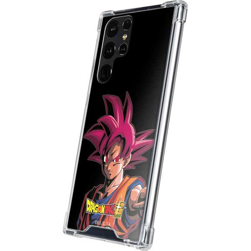 Dragon Ball Super Goku Portrait Super Sayan 4 Galaxy S24 Ultra Clear Case