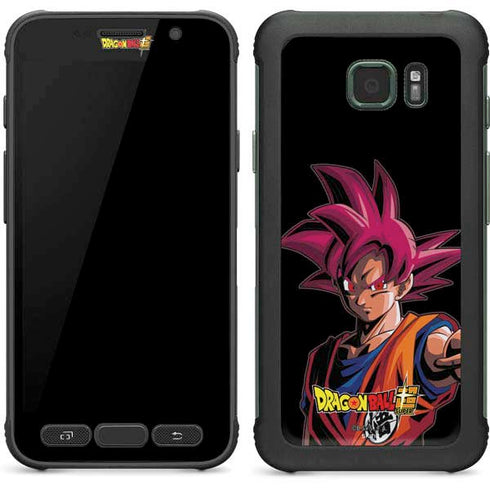 Dragon Ball Super Goku Portrait Super Sayan 4 Galaxy S7 Active Skin