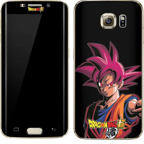 Dragon Ball Super Goku Portrait Super Sayan 4 Galaxy S7 Edge Skin
