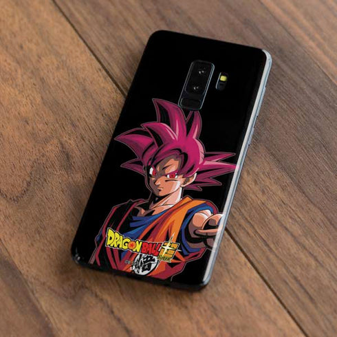 Dragon Ball Super Goku Portrait Super Sayan 4 Galaxy S9 Plus Skin