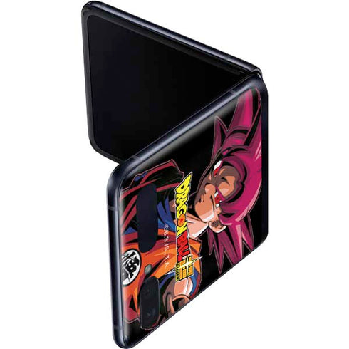 Dragon Ball Super Goku Portrait Super Sayan 4 Galaxy Z Flip Skin