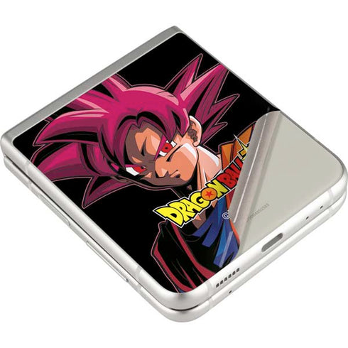 Dragon Ball Super Goku Portrait Super Sayan 4 Galaxy Z Flip3 5G Skin