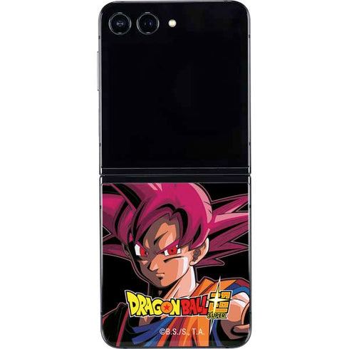 Dragon Ball Super Goku Portrait Super Sayan 4 Galaxy Z Flip5 5G Skin