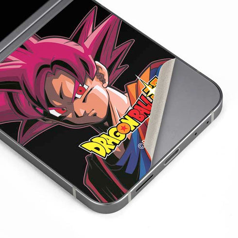 Dragon Ball Super Goku Portrait Super Sayan 4 Galaxy Z Flip6 Skin