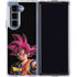 Dragon Ball Super Goku Portrait Super Sayan 4 Galaxy Z Fold5 5G Clear Case