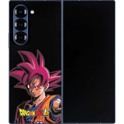 Dragon Ball Super Goku Portrait Super Sayan 4 Galaxy Z Fold6 Skin