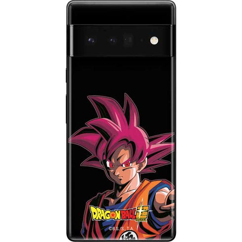 Dragon Ball Super Goku Portrait Super Sayan 4 Google Pixel 6 Pro Skin
