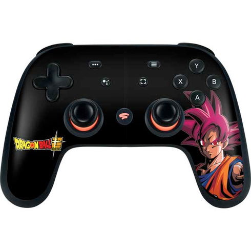 Dragon Ball Super Goku Portrait Super Sayan 4 Google Stadia Controller Skin