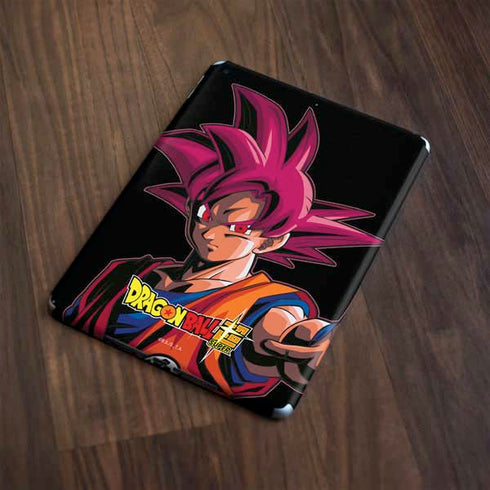 Dragon Ball Super Goku Portrait Super Sayan 4 Apple iPad Skin