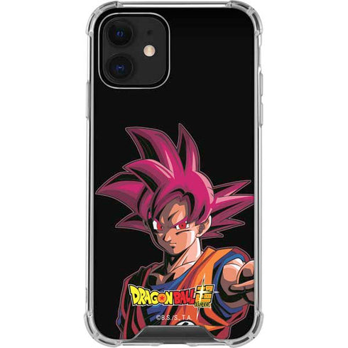 Dragon Ball Super Goku Portrait Super Sayan 4 iPhone 12 Clear Case