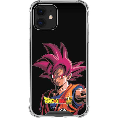 Dragon Ball Super Goku Portrait Super Sayan 4 iPhone 12 Mini Clear Case