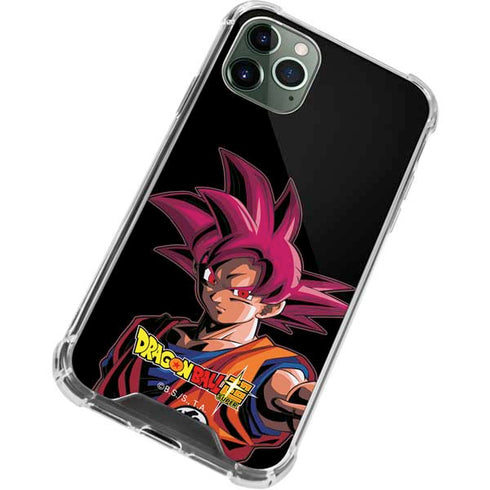 Dragon Ball Super Goku Portrait Super Sayan 4 iPhone 12 Pro Clear Case
