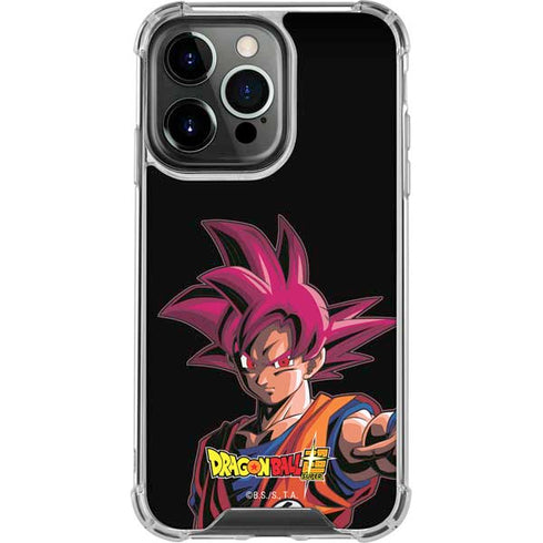 Dragon Ball Super Goku Portrait Super Sayan 4 iPhone 13 Pro Clear Case