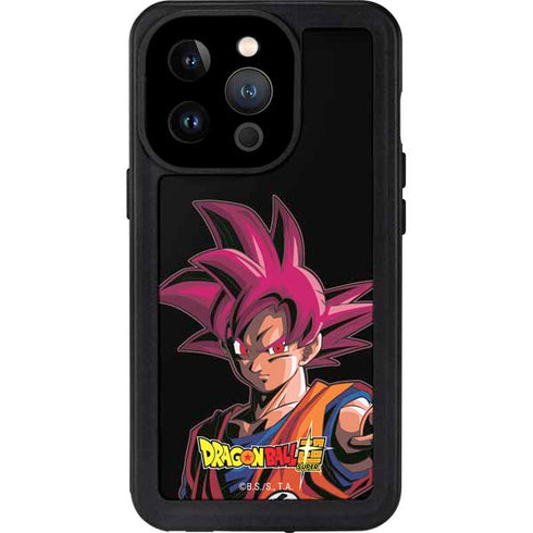 Dragon Ball Super Goku Portrait Super Sayan 4 iPhone 14 Pro Waterproof Case