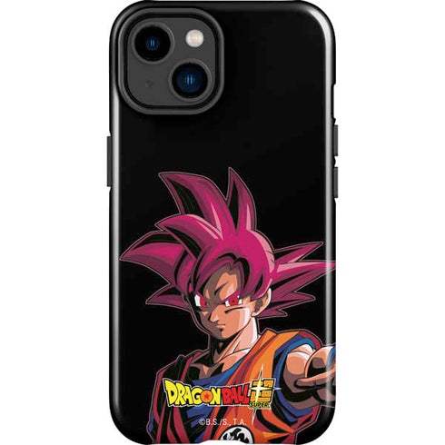 Dragon Ball Super Goku Portrait Super Sayan 4 iPhone 15 Impact Case