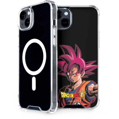 Dragon Ball Super Goku Portrait Super Sayan 4 iPhone 15 MagSafe Case