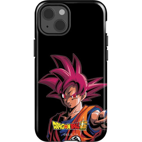 Dragon Ball Super Goku Portrait Super Sayan 4 iPhone 15 Plus Impact Case