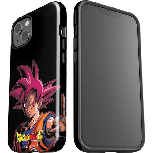 Dragon Ball Super Goku Portrait Super Sayan 4 iPhone 15 Plus Impact Case