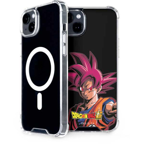 Dragon Ball Super Goku Portrait Super Sayan 4 iPhone 15 Plus MagSafe Case